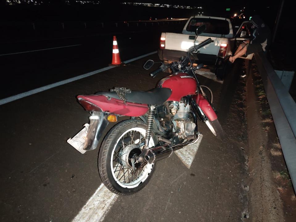Foto 3 de 4 — Casal fica ferido após acidente de motocicleta em Araraquara
